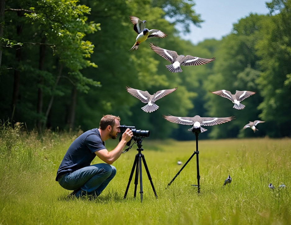 camera on tripods